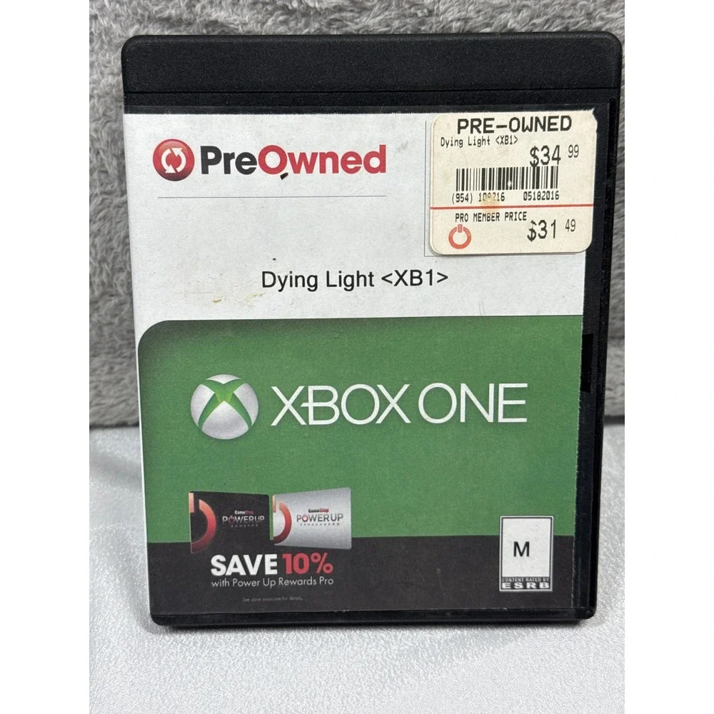 Techland Dying Light Video Game Xbox One M Mature Survival Horror Zombie Disc